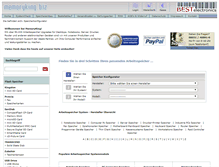 Tablet Screenshot of memoryking.biz