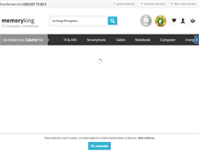 Tablet Screenshot of memoryking.de